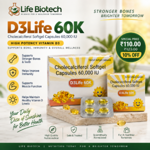 D3Life 60K Softgel Capsules